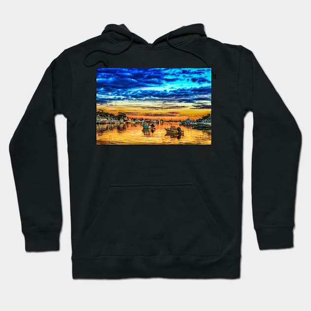 Falmouth Harbor Cape Cod Hoodie by Gestalt Imagery